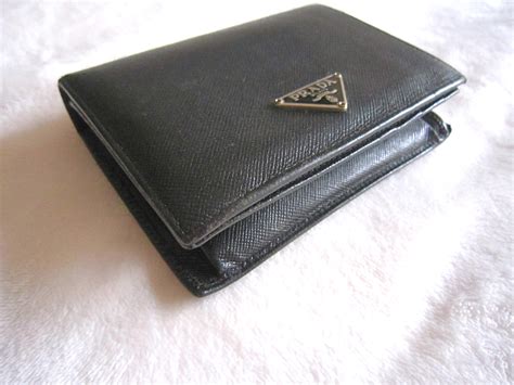 prada wallet sale men|Prada men's bifold wallet.